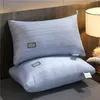 CushionDecorative Pillow Soft Sleeping Pillows for Home el Knitted Neck Lumbar 1 Pair 48x74cm Core Bedding Set Bed Sleep Cushion 231009