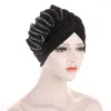 Roupas étnicas Flor Mulheres Muçulmanas Chemo Cap Hijab Turbante Perda de Cabelo Chapéu Câncer Bonnet Cabeça Envoltório Cachecol Femme Beanie Capa