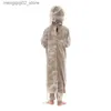 Temadräkt 2022 New Kids Scary Egyptian Mummy Come Children Halloween Horror Mummy Wrap Outfit Cosplay Carnival Easter Purim Fancy Dress Q23101010