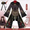 Tema Traje Genshin Impact Hutao Cosplay Femme Halloween Come Anime Roupas Para Mulheres Disfraz Mujer Adulta Para Adultos Ropa Para Mujeres Q240307