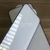 iPhone 14 13 Pro Max 12 11 X XR Screen Protectorフルカバー用のシリコンエッジ保護透明ガラス