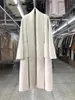 Misto lana da donna Colletto con risvolto grande Accappatoio Cappotto bifacciale stile donna Lungo coreano Moda Breif Giacca invernale allentata 231010