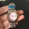 Orologio automatico da DONNA per LAdy orologio color argento orologio meccanico orologio da polso in acciaio inossidabile 060