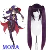 Jeu Genshin Impact Mona Anime Cosplay Costumes déguisement d'halloween pour les femmes Ganyu Cosplay Feminino uniforme perruque vêtementscosplay