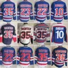 Retro Hockey Vintage 36 Glenn Anderson Jersey CCM 35 Mike Richter 10 Ron Duguay 22 Mike Gartner 23 Jeff Beukeboom Classic Retire 91-92 75th Anniversary Tymbroidery