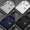 Polos pour hommes Polo haut de gamme T-shirt garçons mâle marée plancton beau manches courtes hommes d'été