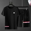 Casual Herren Trainingsanzug Kleidung Männer Set Fitness Sport Anzug Mann 2021 Marke Kurze T-Shirt Sportswear Zwei Stück M-3XL TL # 04314J