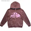 Jaquetas masculinas Estrela Carta Impressão Hoodie Homens Retro Zip Up Manga Longa Jaqueta Solta Casacos Harajuku Casual Gótico Com Capuz Moletom Y2K Streetwear T231010