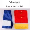 Costume Cosplay Rufy Bambini Donna Anime Scimmia D Rufy Costume Cosplay Cappello Abito uniforme Costume di Halloween per bambino Mencosplay