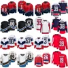 Hockey personalizzato 35 Maglie Darcy Kuemper 39 Anthony Mantha 26 Nic Dowd 57 Trevor van Riemsdyk 43 Tom Wilson 19 Nicklas Backstrom 38 Rasmus Sandin Reverse Stadium Series