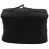 Sacs de rangement de toilette, sac cosmétique de voyage portable, grande capacité, étanche, multifonction, organisateur de maquillage, noir