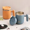 Tasses Tasse à café de 450ML | Tasse Thermos en acier inoxydable, Double paroi isolée, tasses de gobelet de bureau à domicile avec couvercle, verres 231010