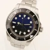 Herenhorloge rollen Yz d Blue Sea-dweller keramische bezel 44 mm roestvrij staal Blso automatische zwarte duikerhorloges polshorloges cy