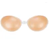 Bras Bra Silicone Closure Backless Sujetador Seamless Up Sexy Invisible Strapless Self-adhesive Sticky Women's Push Front