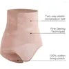 Women's Shapers High-waisted Body Shaping Flatten Belly Tummy Control Shapewear Design Firm Compression Underwear For Women Enhance Females