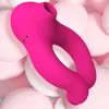 Cockrings Double Vibrator Women's Masturbator Wearable Traction Ring Locked Up Chastity Cage Male Container Men Amcikme Two Utensils 231010