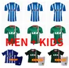 23/24 Deportivo Alaves maillots de football 2023 2024 LEJEUNE DUARTE ABQAR RIOJA SYLLA DE LA FUENTE ALKAIN GURIDI hommes enfants kit maillot de football à domicile bleu vert hommes enfants kit