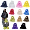 Sacs Duffel Candy Couleur Sac Y2K Designer Tassel Peluche Lazy Fashion Handheld Petit rond