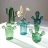 Vasi Vaso in vetro di cactus per la decorazione della stanza Bottiglia di vetro decorativa Pianta idroponica Vaso moderno trasparente Artigianato Soggiorno Decor 231009