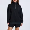 Koşu Setleri Kadınlar 2 Parça Sonbahar Düz Renk Aktif Giyim Uzun Kollu Stand Yakası Zipper Sweatshirt ve Şort Egzersiz Kıyafetleri