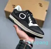 Scarpe casual Designer Sneakers Scarpe casual da donna da uomo Sneaker Italia con plateau di lusso con ricamo G intrecciato in pelle bianca nera