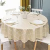 Table Cloth Ablecloth Anti polluting Oil proof Washing Cubes Round Cushion Nappe De Mariage 25NKTX0101 231009