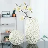 Vase Light Luxury Glass Vase Vase Living Room decoration Flowers Arraction Creative Flower Vase Home Decoration Accessories 231009