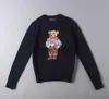 Mens Hoodies Sweatshirts RL Designer Men Knits Sweater Ralphs Polos Bear Embroidery Laurens Pullover Crewneck Knitted Long Sleeve Casual Printed Mens Asian Size J2