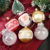 Weihnachtsdekorationen, Weihnachtsdekoration, 6 cm, Kunststoff-Kugelform, bemalt, für Weihnachtsfeier, Hängekugel-Anhänger, 16 Stück/Set, Weihnachtsbaum-Tropfenornament 231010