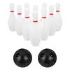 Bowling Set da bowling Palline per bambini Palle da gioco per bambini Indoor S Pin Giochi in plastica Sport per bambini all'aperto Regalo educativo 231009