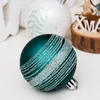 Christmas Decorations Christmas Decorations 6cm/30pcs Blue And White Painted Christmas Ball Set Christmas Tree Pendant 231009