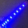 Loja personalizada, feita na China, guitarra elétrica de cristal padrão de alta qualidade, hardware cromado, luz azul, frete grátis