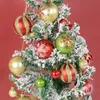 クリスマス装飾1箱ミックスクリスマスボール飾りレッドホワイトゴールドクリスマスツリーハンギーボーブルペンダントホームナビダッドノエル231009のクリスマス装飾