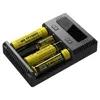 100% autentico Nitecore NUOVO I4 Intellicharger Caricabatterie universale da 1500 mAh con uscita massima per caricabatterie 18650 18350 26650 10440 14500