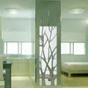 Naklejki ścienne 21pcs 3D Lustro lusterka domu Dekoracja salonu