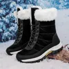 Bot tuinanle kadın platformu botlar kış peluş peluş sıcak ayakkabılar moda kadın orta yüzey kar botları kaymaz gri düz ayakkabılar bota feminina q231010