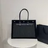 Ysles River Gauche Borse tote Borsa firmata Nuova borsa tote portatile ad alta capacità Lettera Tela intrecciata Shopping Borse casual di alta qualità Borsa da donna Borse