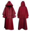 Theme Costume Cosplay Medieval Monk Robe Cloak Plague Doctor Costume Hood Cape Mantle Gown Wizard Priest Friar Outfit Halloween Dress Up x1010