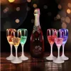 Wine Glasses LED cup Automatic Flashing Cups Multi-color Light Up Mugs Wine Beer Mugs Whisky Drink Cups for Party Kitchen Christmas Decor 231009