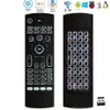 MX3 Mini-toetsenbordachtergrondverlichting met IR-leren Gyro Qwerty 2.4G draadloze afstandsbediening 6-assige Fly Air Mouse Backlit Gampad voor Android TV Box i8