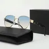 Fashion brand women's small frame sunglasses classic outdoor street shot high appearance level sunglasses with box