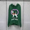 Erkek Hoodies Sweatshirts Tasarımcı 2023 Tasarımcı Erkek Kadınlar Hoodie Büyük Boyutlu Örme Kazak Drawstring Pamuk Jumper Giysileri Sweatshirt Köpek Woof B4H9