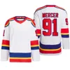 Hockey personnalisé 91 Dawson Mercer Jersey Reverse Retro 90 Tomas Tatar 56 Erik Haula 86 Jack Hughes 13 Nico Hischier 7 Dougie Hamilton 63 Jesper Bratt Heritage Kids Man