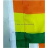 Banner Vlaggen Regenboog Vlag 3X5Ft 90X150Cm Lgbt Banner Polyester Kleurf Voor Decoratie 3 X 5Ft Kka6888 Huis Tuin Feestelijke Feestartikelen Dhg1V