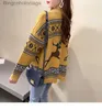 Kvinnors tröjor 2023 Spring Women's Sweater Warm Knitted tröja Jacka Löst Pocket FN Fashion Stick Cardigan Jacket Ladies Jacketl231010