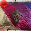 Kurt Geiger London Pochette di lusso Borsa patchwork multicolore Borsa elegante e alla moda Borsa da sera a catena metallica Borsa da giunzione Shou