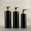 Storage Bottles High Quality Eco Biodegradable Hair Oil Wholesale Frosted Clear Plastic Empty Pump For Shampoo Disinfectant 500ml