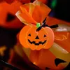 Andra evenemangsfest levererar 50st halloween present wrap papper taggar pumpa spöke bat typ hantverk haning etiketter för halloween diy krafts inpackning leveranser q231010