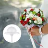 Dekorativa blommor Bukett Artifical Flower Arrangements Delikat DIY Prop Wedding Handmade Lace Gift Bruddekoration Unik brudtärna