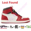 2023 Z Box Jumpman 1 OG 1s Buty koszykówki mężczyźni Women Spider Verse Palomino Unc TOE Lost Found University Blue Hoded Patent Lucky Green Mens Trainers Sports Sneakers